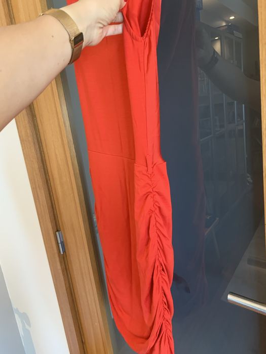 Vestido vermelho cerimónia