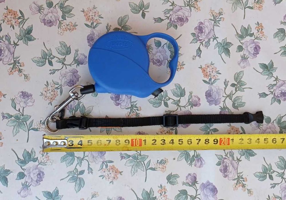 Комплект поводок та ошийник для маленької собачки чи котика