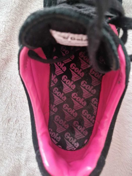 Tenis Gola Pretos e rosa T35