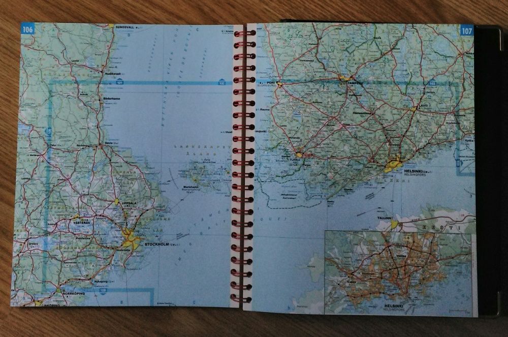 Guia Michelin - Mapa estradas europa - 2 livros