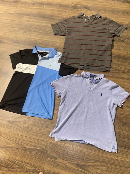 Продам оптом 3 поло футболки, 2 ральфа, 1 лакосте