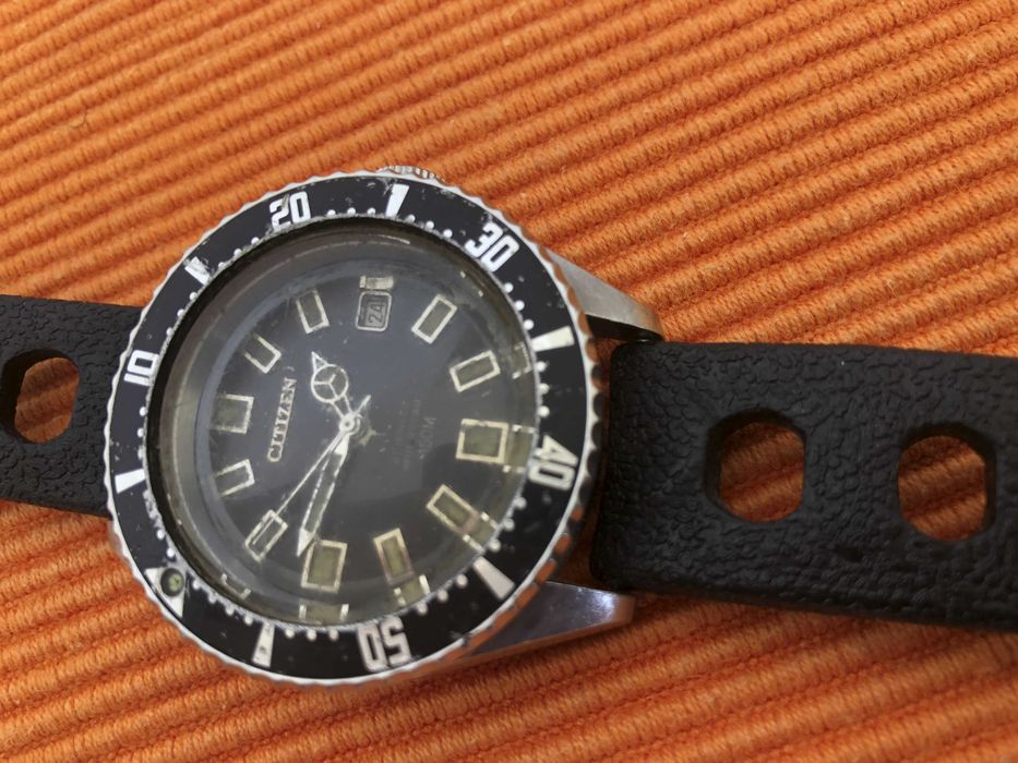 Relogio Citizen diver automático. Muito raro, de 1978.  Croa de rosca.