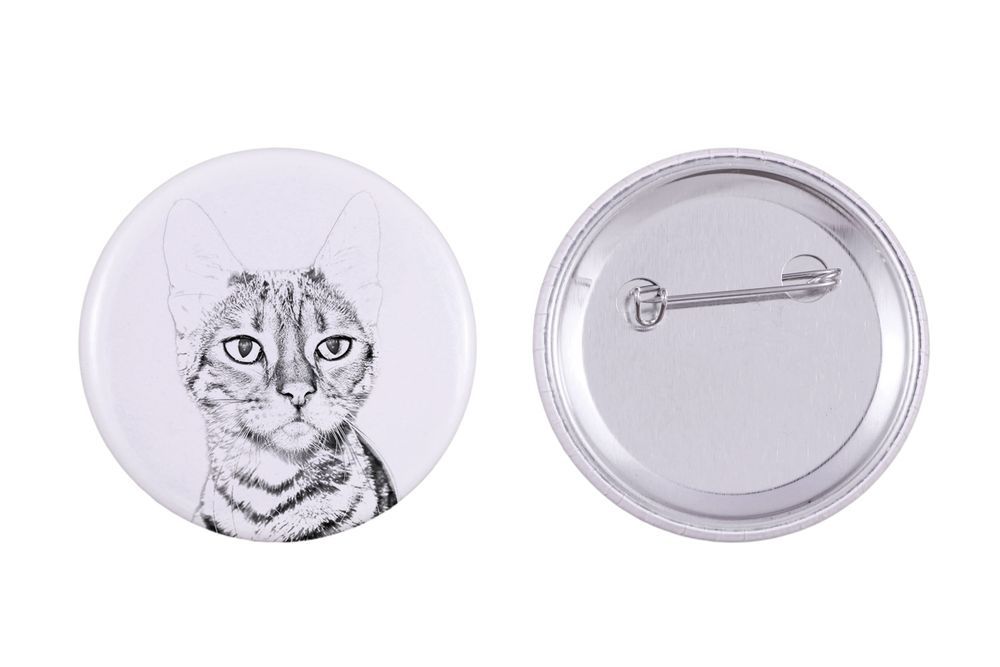 Kot toyger przypinka z kotem duża Art-Dog