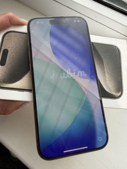 Iphone 15 pro titanium