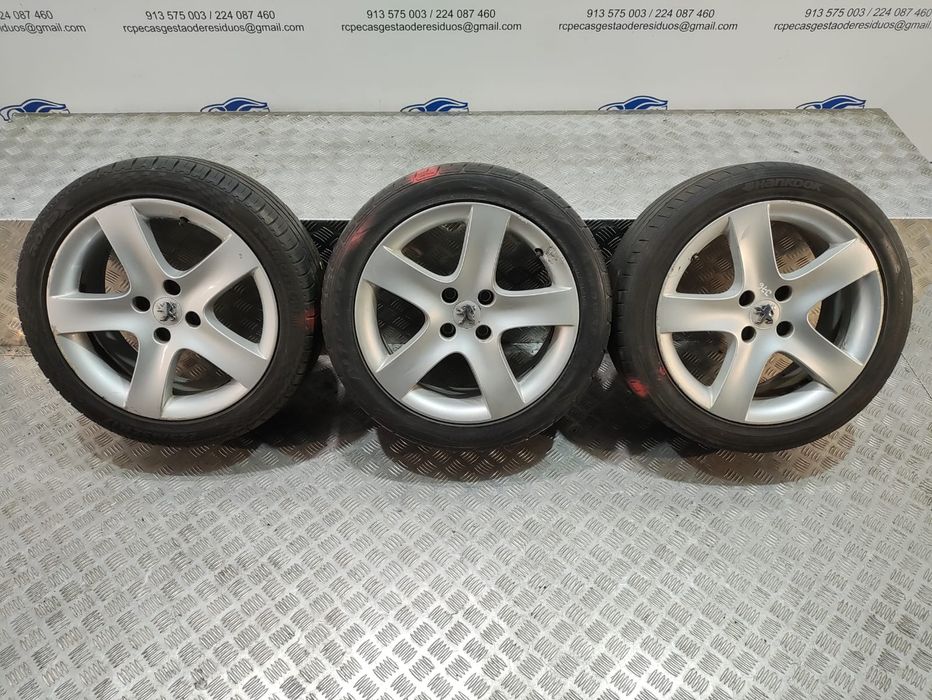 Conjunto 3 Jantes 17 Originais Peugeot 308 1 7,5J ET32 4x108