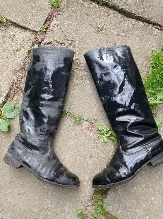 шкіряні чоботи 43