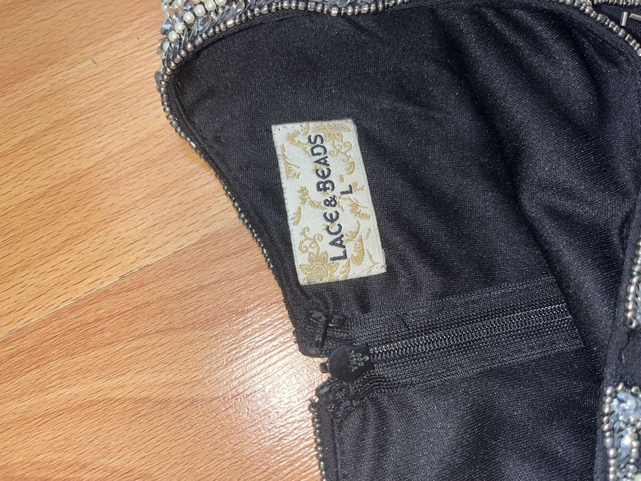 Комбінезон-сукня святковий з коміром вишитим бісером