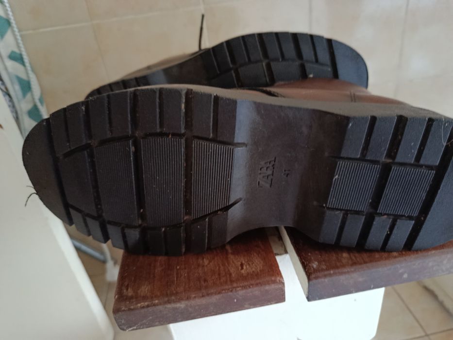 Botas zara castanhas