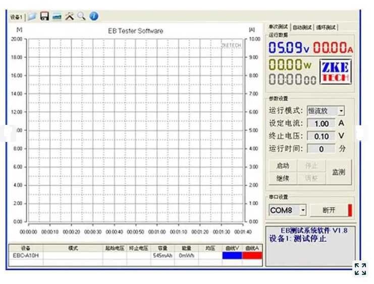 Электронная нагрузка EBC-A10H тестер ёмкости аккумуляторов