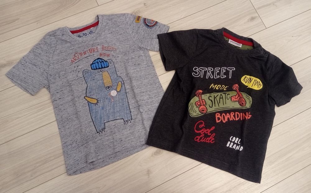 Koszulki t-shirty rozmiar 98 zara coccodrillo 5.10.15