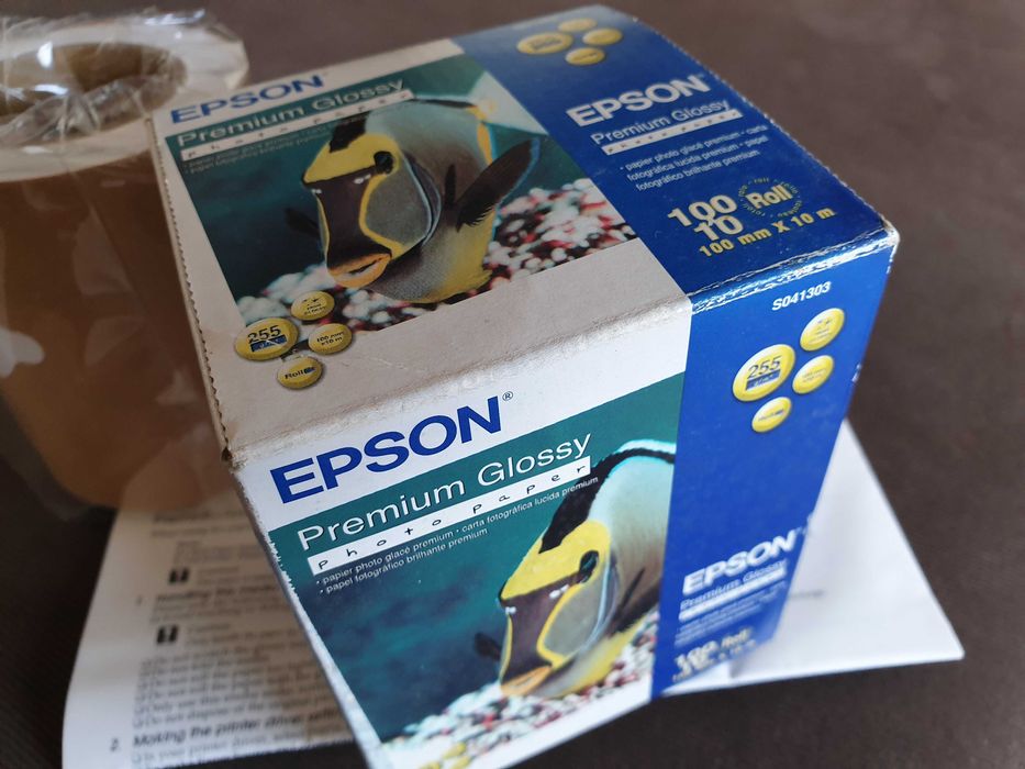 Epson Premium Glossy Photo Paper Roll, 255 g/m², 100 mm × 10 m, NEW64738741952131121