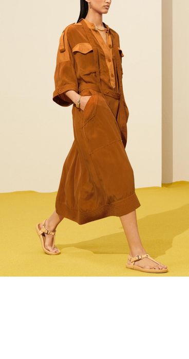 Zara  lux cupro jedwab długa sukienka oversize