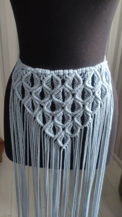 Фартух в етностилі припинда макраме