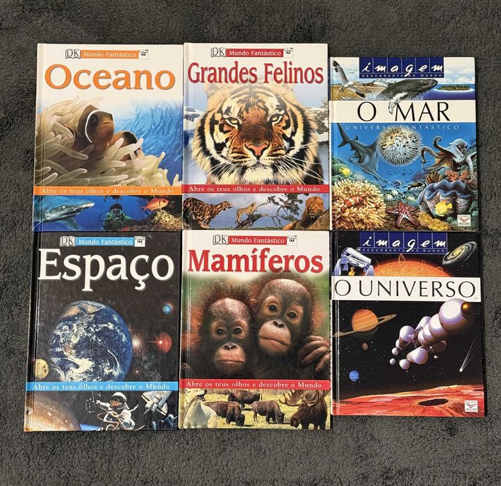 Livros Infantis e Educativos (DK, Atlas, Espaço, Animais, Ciência)