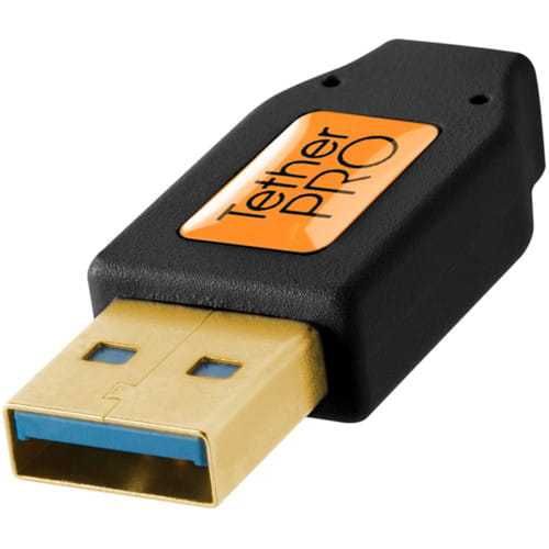 Kabel Tether Tools TetherPro USB 3.0 do Micro-B Right Angle 4,6. black