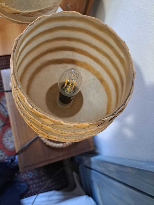 Par de candeeiros rústicos,lindíssimos