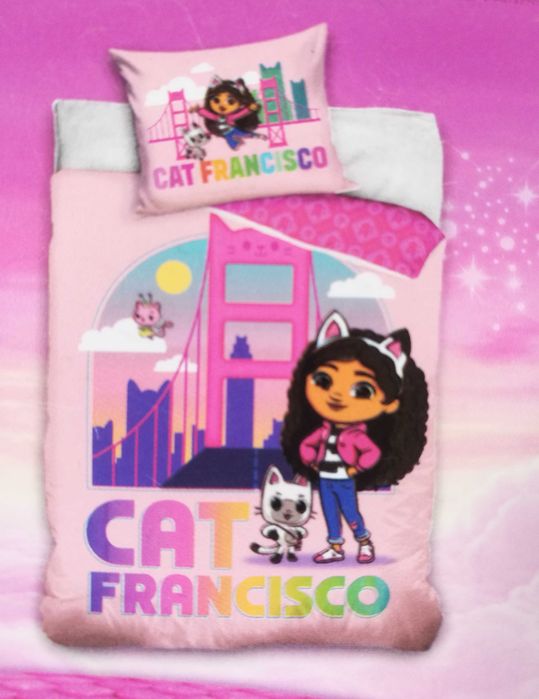 Nowy komplet bawełnianej dziecięcej pościeli GABI Dollhouse