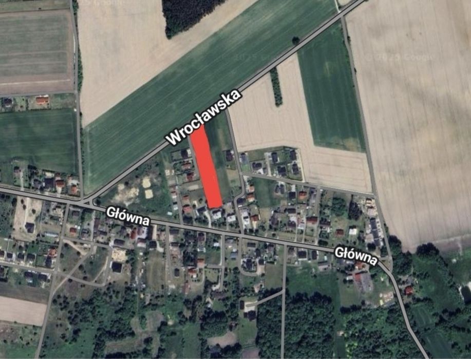 Działka budowlana 1430m2 Brzezia Łąka pod Wrocławiem.