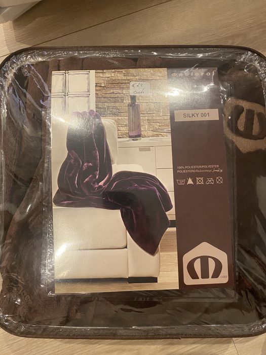 Manta de veludo nova