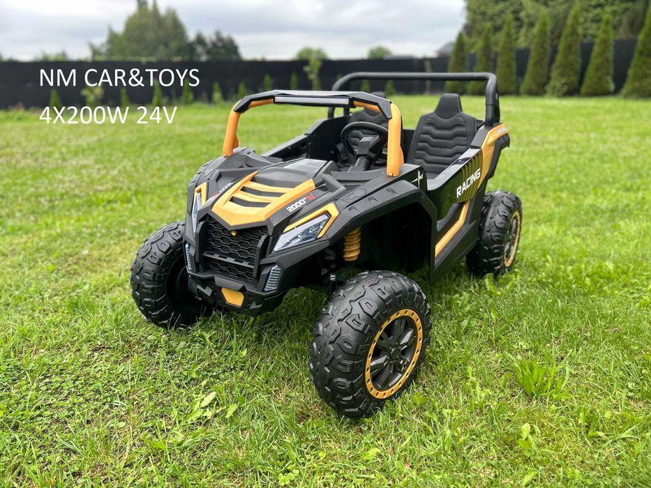 Auto 2os. Pojazd Buggy na akumulator 24V ATV Racing 4x4 800W
