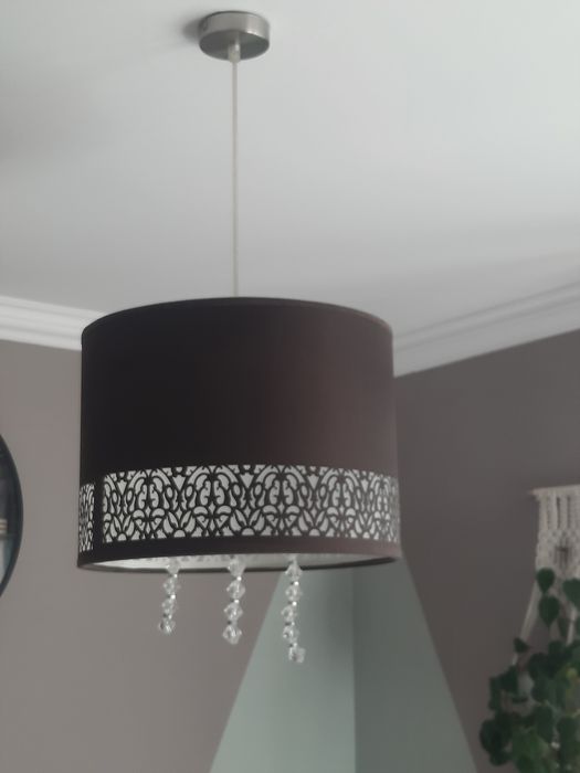 2 Lampy z koralikami