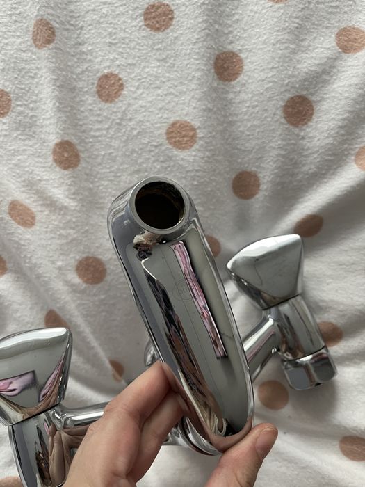 Torneira INOX quente e frio