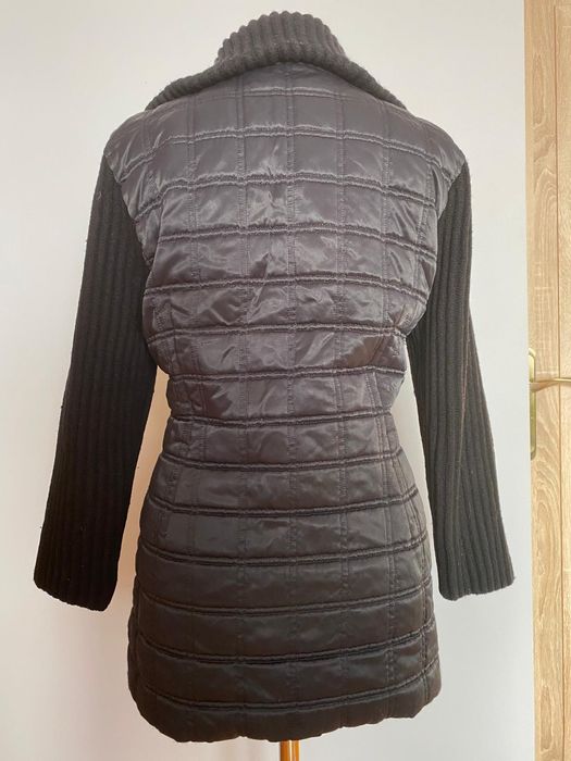 Kurtka Laurel bluza kaszmir wełna jedwab parka L pikowana