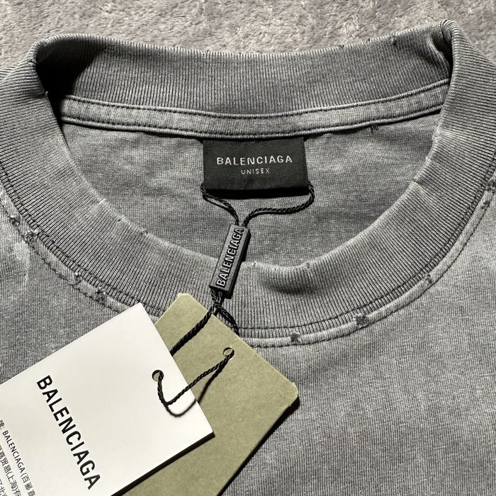 Футболка Balenciaga back grey S M L