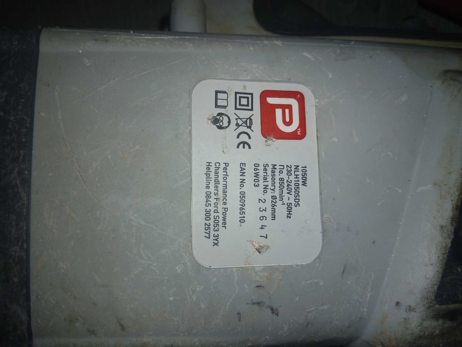 Młotowiertarka SDS 1050W. 5,0 j