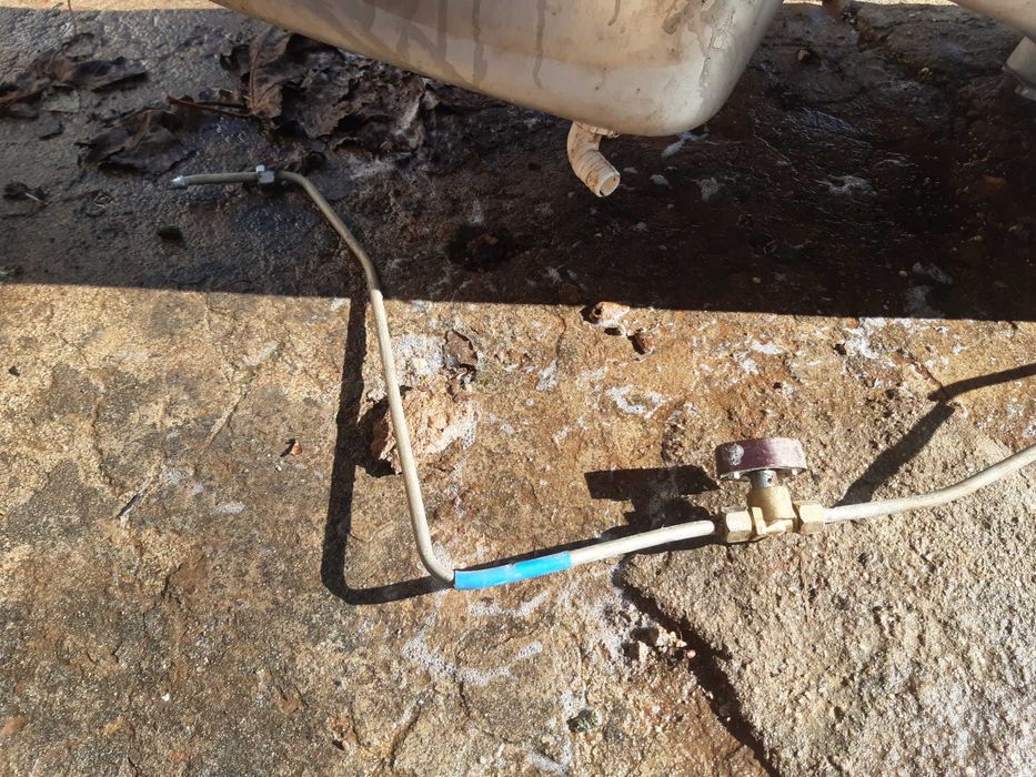 Fogão e lava loiça caravana