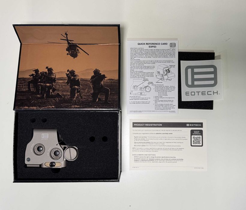 Коллиматорный голографический прицел EOTech EXPS3-0 Тан