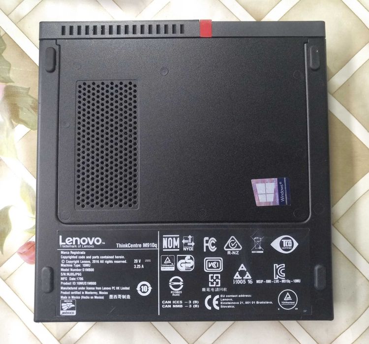 Продам Lenovo ThinkCentre M910q Tiny  i5-6500T 16GB SSD 128GB M.2 NVMe Windows 11 Pro офіційний Укр.
