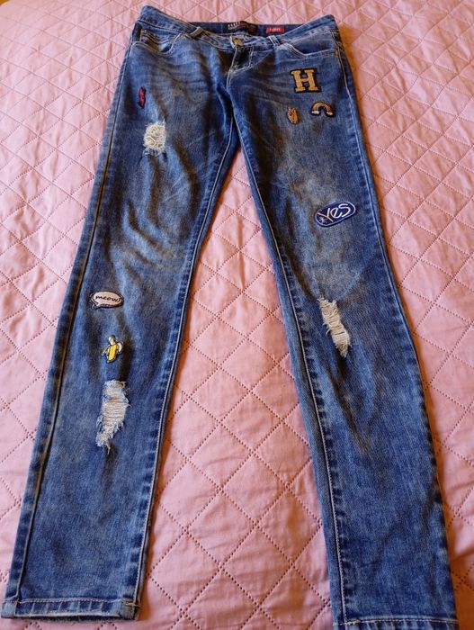 Spodnie jeansy damskie