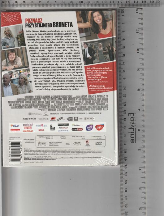Poznasz przystojnego bruneta Woody Allen DVD
