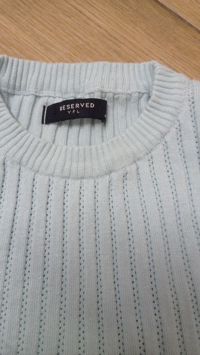 Sweter w kolorze miętowym rozmiar XS/S reserved