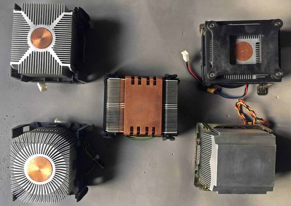 Coolers Intel Socket 478, Núcleos de cobre (Intel, Asus, GlacialTech)64741176373761121