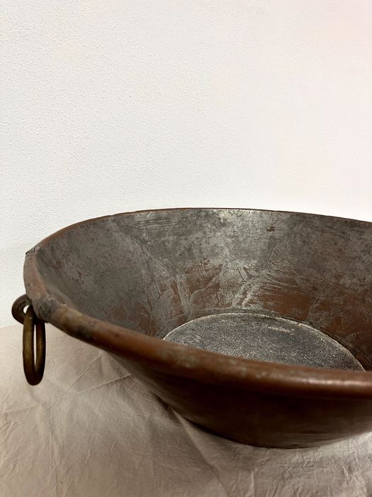 Alguidar/tacho de cobre 65 cm