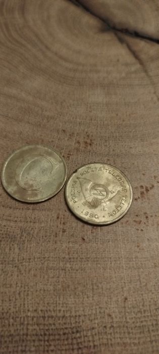 Żetony telefoniczne typ C (2 szt.) – Poczta Polska 1990 – PRL / lata 9