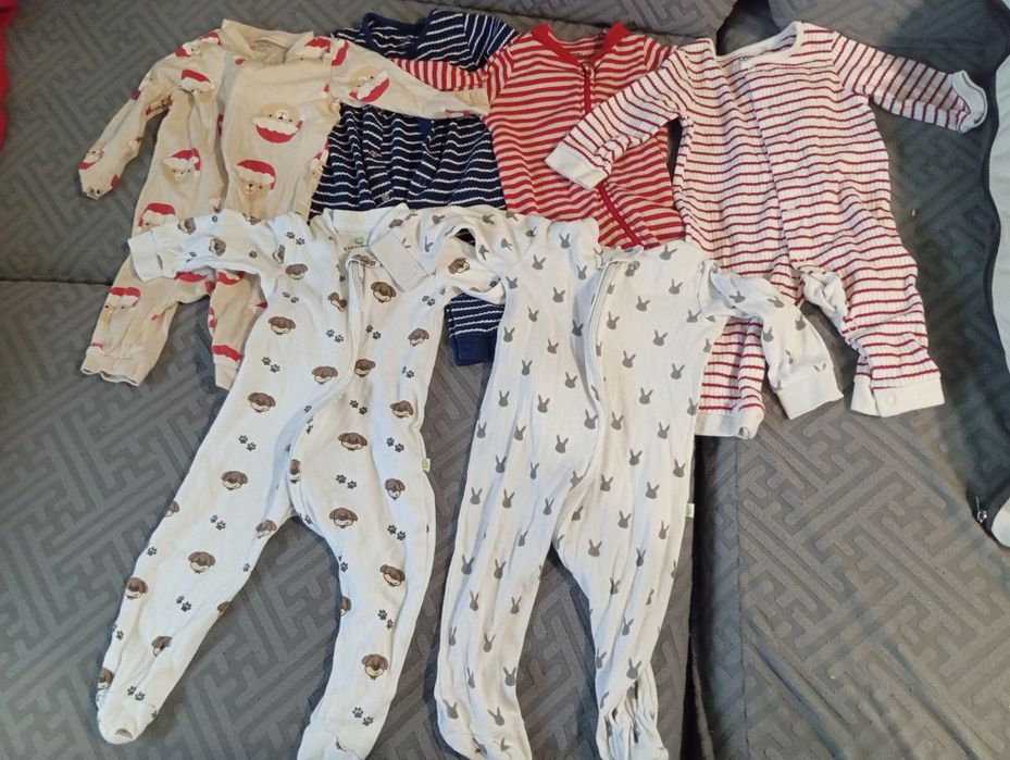 4 rampersy i 2 pajacyki 68