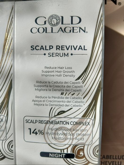 Gold Collagen serum do skóry głowy