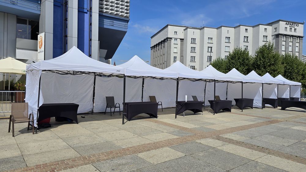 Wynajem Sprzętu na Imprezy, Namioty, Parasole, Ławki, Stoły,  Krzesła