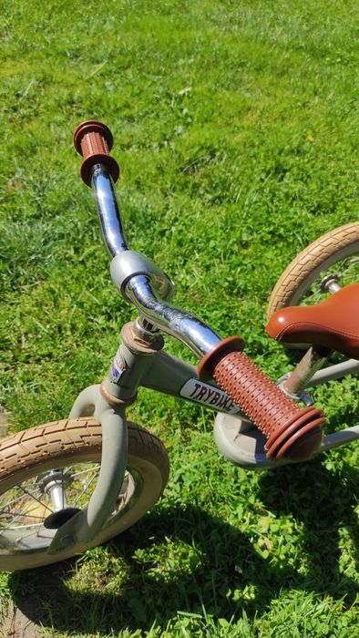 Rowerek biegowy trójkołowy/dwukołowy Trybike zielony