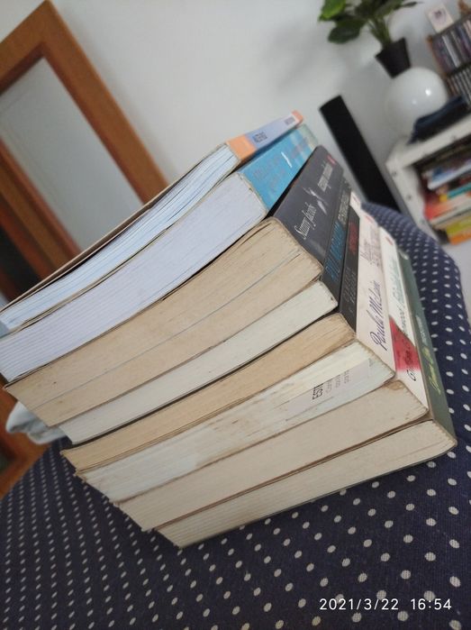 Livros romance, triller