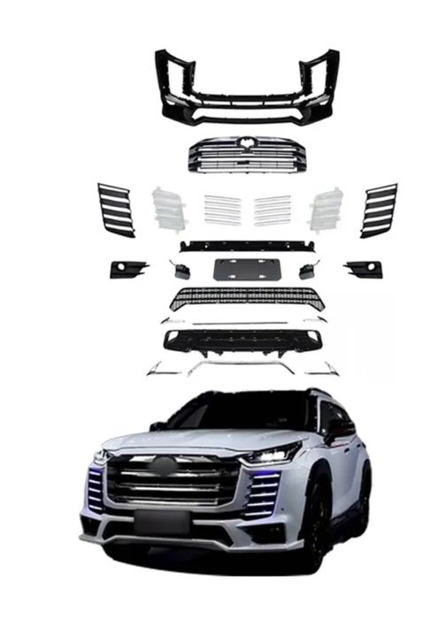 Бампер, обвес тойота хайлендер  Highlander  2020-2023 г. Тюнинг.