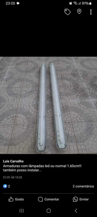 Armaduras em bom estado!!!