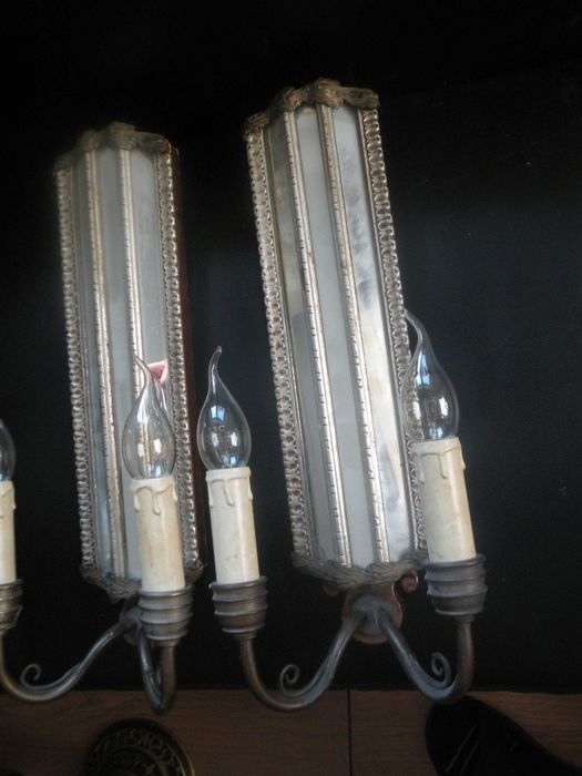 dwa stare ladne kinkiety