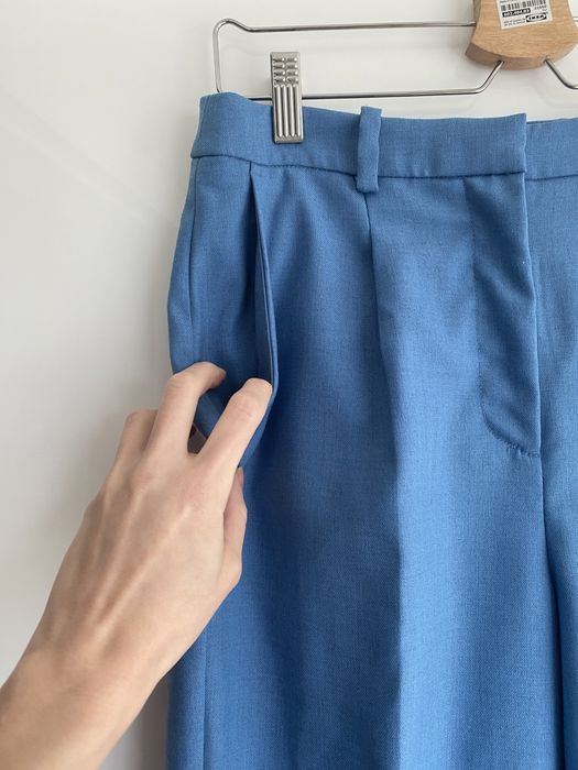 Niebieskie eleganckie spodnie H&M 36