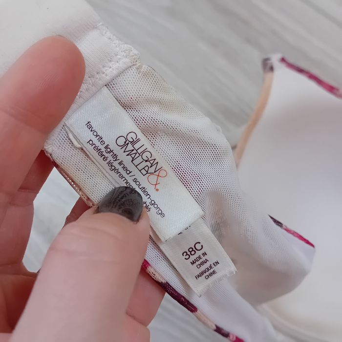 Usztywniany stanik w kwiaty 85C firmowy