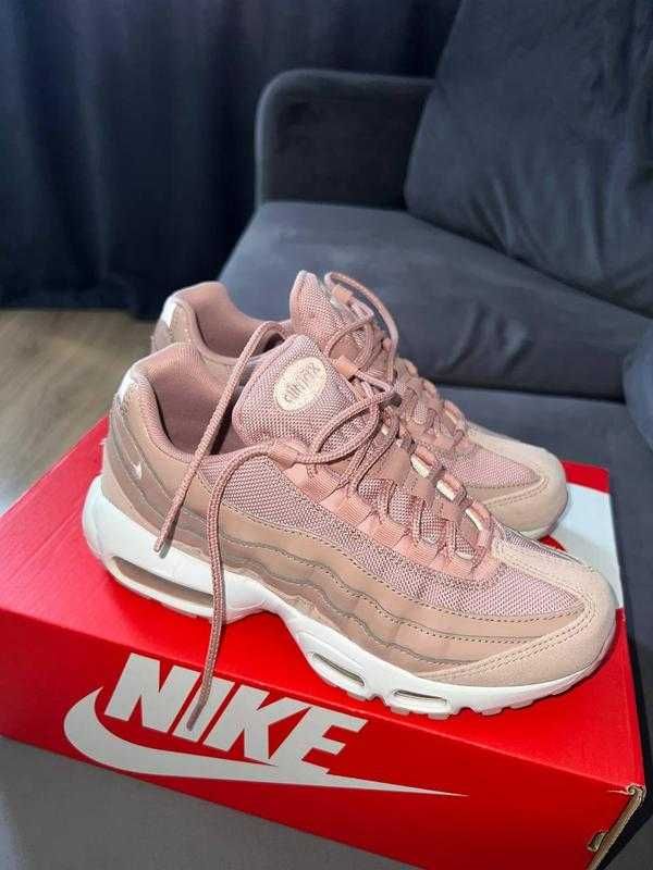 Кроссовки розовые кеды женские оригинал кросівки кеди nike air max 95: ...