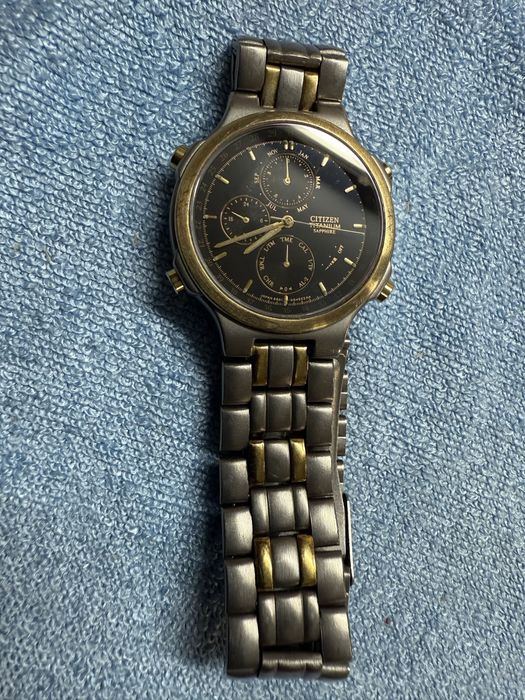 CITIZEN Titanium SAPPHIRE  Chronograph 6850